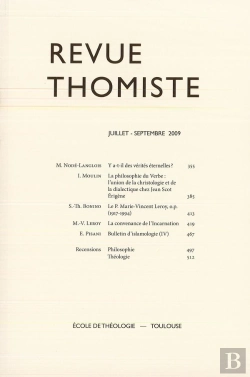 Bertrand.pt - Revue Thomiste - N 3/2009