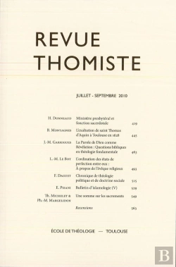 Bertrand.pt - Revue Thomiste - N 3/2010