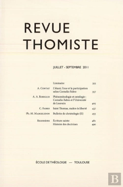 Bertrand.pt - Revue Thomiste - N 3/2011