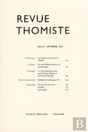Revue Thomiste - N 3/2012