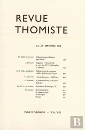 Revue Thomiste - N 3/2013