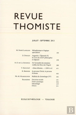 Bertrand.pt - Revue Thomiste - N 3/2013