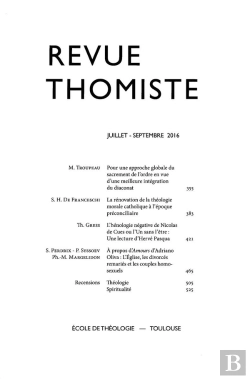 Bertrand.pt - Revue Thomiste - N 3/2016