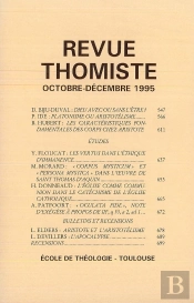 Revue Thomiste - N 4/1995