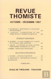 Revue Thomiste - N 4/1997