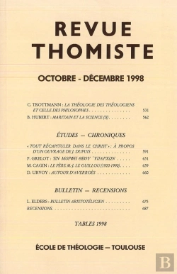 Bertrand.pt - Revue Thomiste - N 4/1998