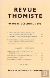 Revue Thomiste - N 4/1999