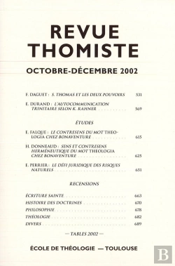 Bertrand.pt - Revue Thomiste - N 4/2002