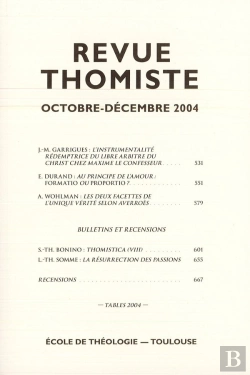 Bertrand.pt - Revue Thomiste - N 4/2004
