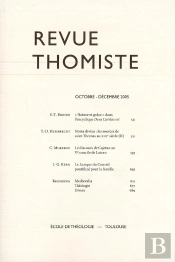 Revue Thomiste - N 4/2005
