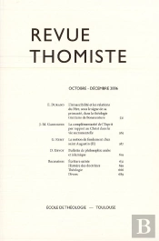 Revue Thomiste - N 4/2006