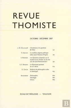 Bertrand.pt - Revue Thomiste - N 4/2007