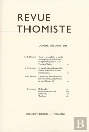Revue Thomiste - N 4/2008