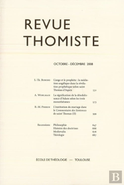 Bertrand.pt - Revue Thomiste - N 4/2008