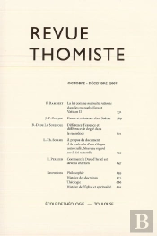 Revue Thomiste - N 4/2009