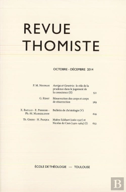 Bertrand.pt - Revue Thomiste - N 4/2014