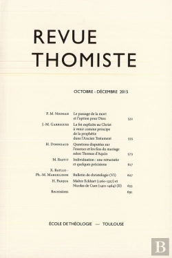 Bertrand.pt - Revue Thomiste - N 4/2015