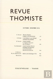 Revue Thomiste - N 4/2016