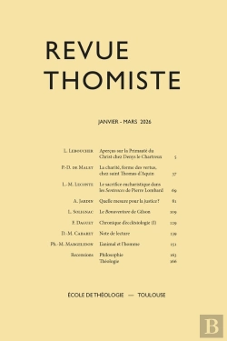 Bertrand.pt - Revue Thomiste - N°1/2026 (Édition 2026)