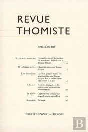 Revue Thomiste - N°2/2019