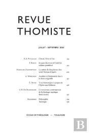 Revue Thomiste - N°3/2020