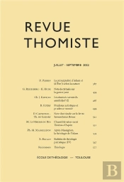 Revue Thomiste - N°3/2022