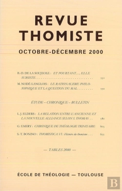 Bertrand.pt - Revue Thomiste - N°4/2000