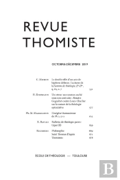 Revue Thomiste - N°4/2019