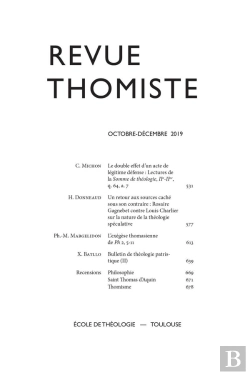 Bertrand.pt - Revue Thomiste - N°4/2019