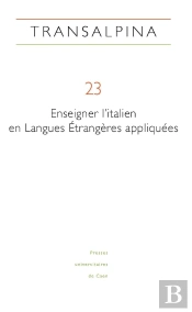 Revue Transalpina : Transalpina, N° 23/2020