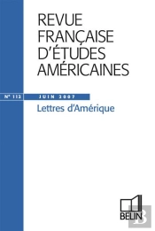 Rfea N 112 (2007-2) - Lettres D'Amerique