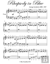 Rhapsody In Blue Easiest Piano Sheet Music