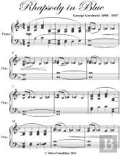 Rhapsody In Blue Intermediate Piano Sheet Music