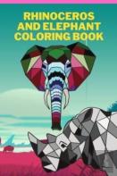 Rhinoceros And Elephant Coloring Book
