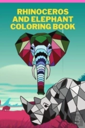 Rhinoceros And Elephant Coloring Book