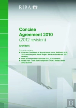 Bertrand.pt - Riba Concise Agreement 2010 (2012 Revision): Architect (Pack Of 10)