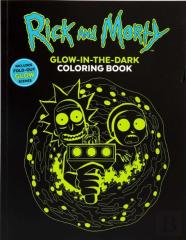 Rick And Morty Glow-In-The-Dark Coloring Book
