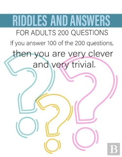 Bertrand.pt - Riddles And Answers For Adults Book