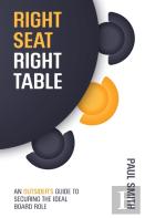 Right Seat Right Table