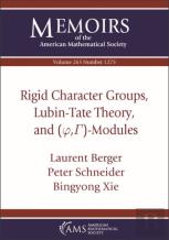 Rigid Character Groups, Lubin-Tate Theory, And $(\Varphi ,\Gamma )$-Modules