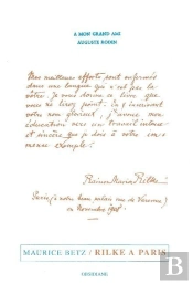 Rilke A Paris