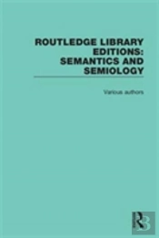 Rle Semantics Semiology 14 Vol