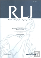 RLJ - Revista de Legislação e de Jurisprudência - Ano 141 N.º 3972