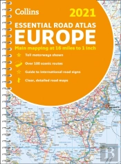 Road Atlas Europe 2021 Essential