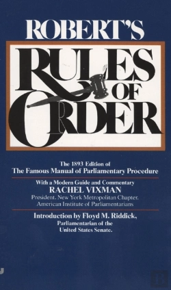 Bertrand.pt - Robert'S Rules Of Order