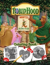 Robin Hood Lines Spirals Hearts Coloring Book