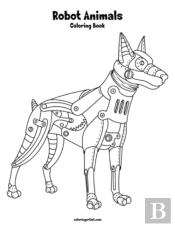 Robot Animals Coloring Book 1