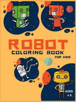 Bertrand.pt - Robot Coloring Book For Kids Ages 4-8