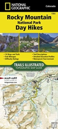 Bertrand.pt - Rocky Mountain National Park Day Hikes Map