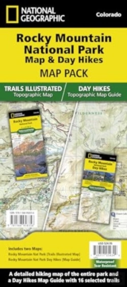 Bertrand.pt - Rocky Mountain National Park Map & Day Hikes (Map Pack Bundle)